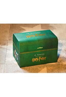 Copertă produs Pachet seria Harry Potter + cufăr de colecție