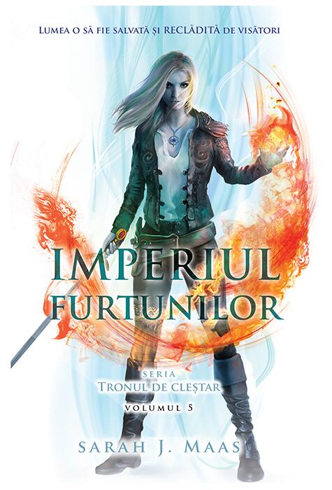 Copertă produs Imperiul furtunilor. Tronul de cleștar (Vol. 5)