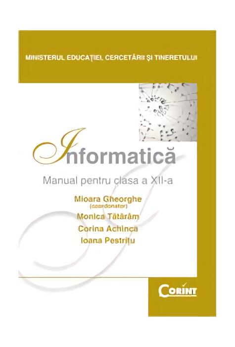 Copertă produs Informatică. Manual pentru clasa a XII-a