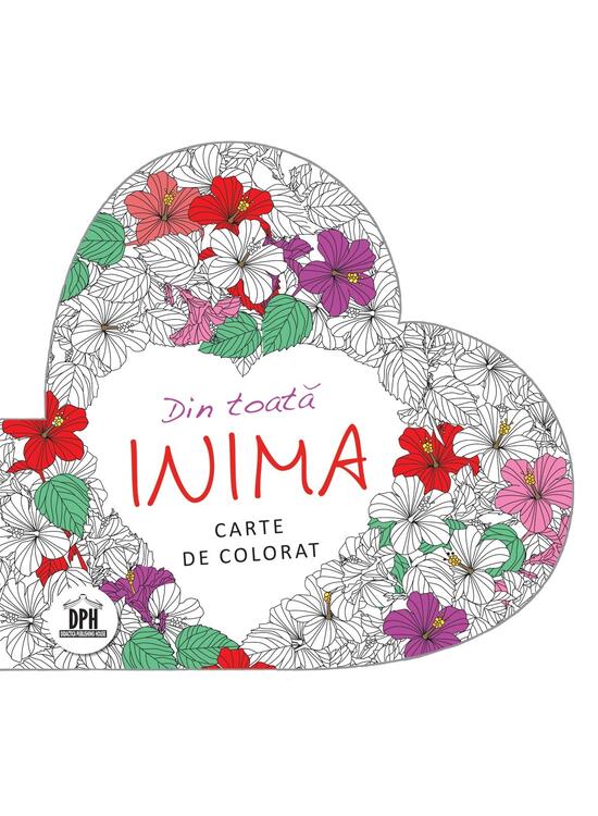 Copertă produs Carte de colorat. Din toată inima - gallery big 1