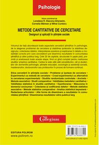 Copertă produs Metode cantitative de cercetare