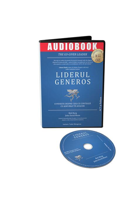 Copertă produs Liderul generos (Audiobook)