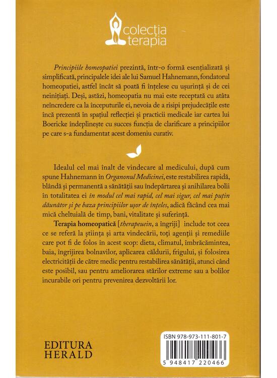 Copertă produs Principiile homeopatiei - gallery big 2