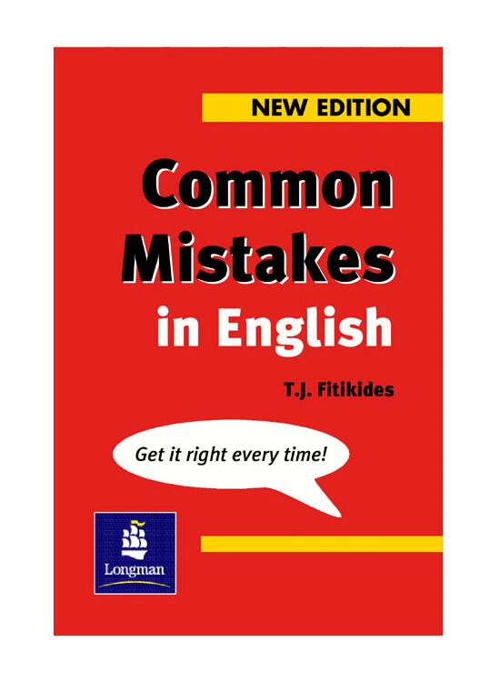 Copertă produs Common Mistakes in English New Edition - gallery big 1
