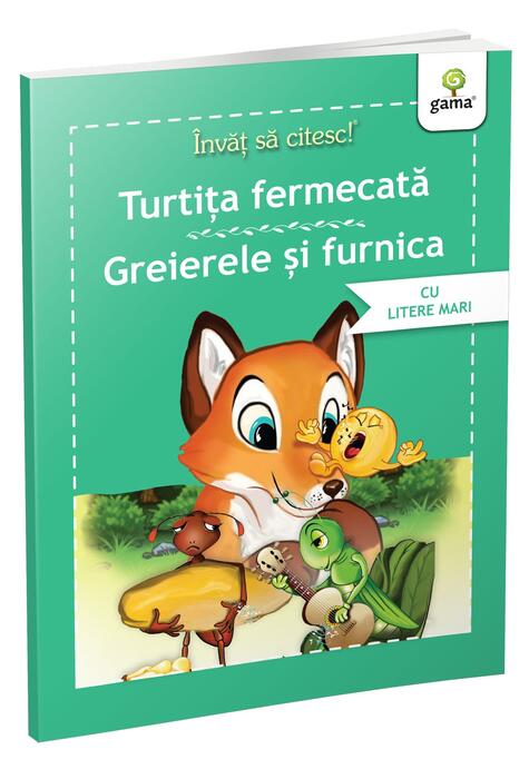 Copertă produs Turtița fermecată &bull; Greierele și furnica