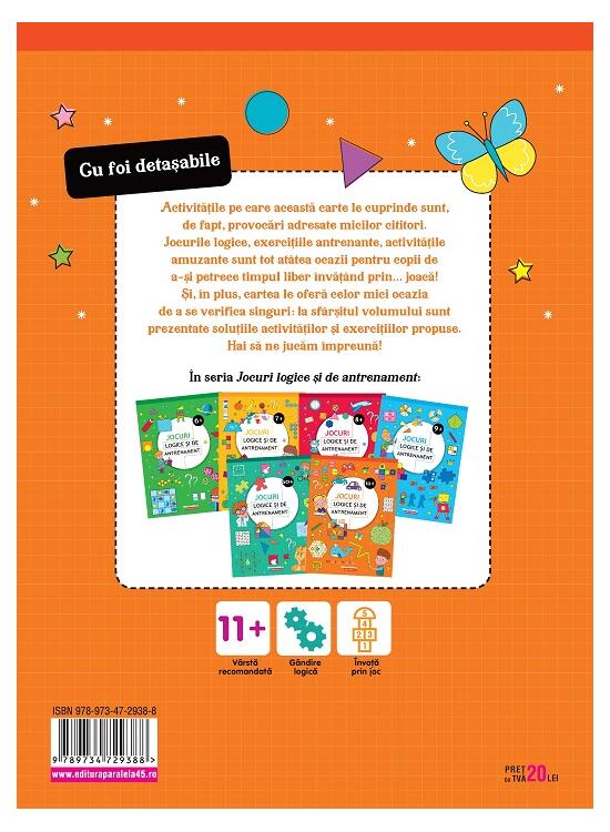 Copertă produs Jocuri logice și de antrenament (11 ani +) - gallery big 2