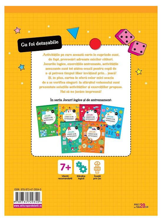 Copertă produs Jocuri logice și de antrenament (7 ani +) - gallery big 2