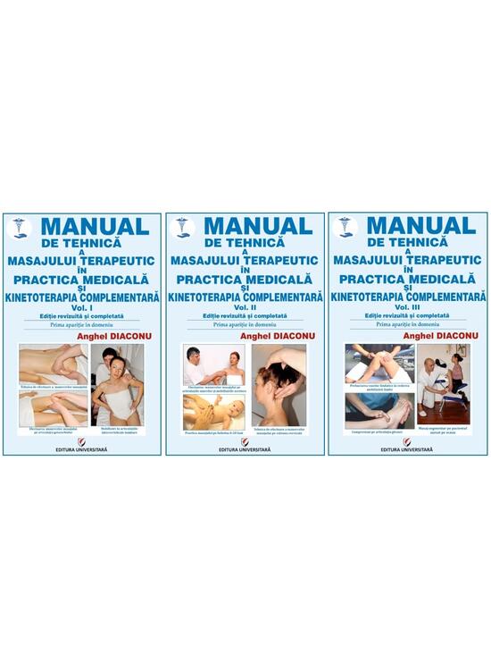 Copertă produs Manual de tehnică a masajului terapeutic și kinetoterapia complementară (Vol. 1-3) - gallery big 1