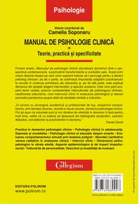 Copertă produs Manual de psihologie clinică (Vol. 1)