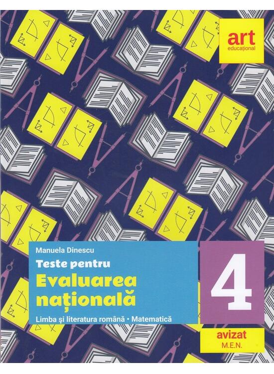 Copertă produs Teste pentru evaluarea națională. Limba și literatura rom&acirc;nă. Matematică. Clasa a IV-a - gallery big 1