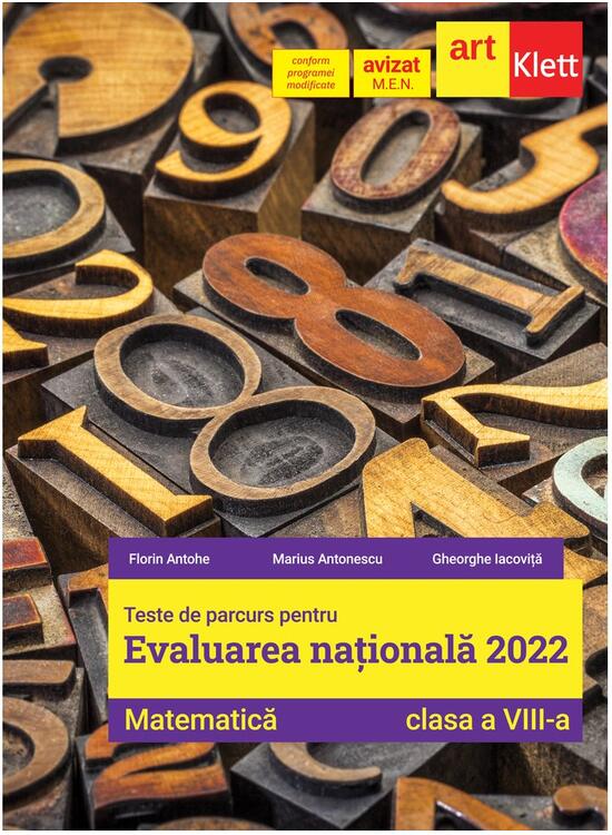 Copertă produs Matematică. Clasa a VIII-a. Teste de parcurs pentru evaluarea națională - gallery big 1