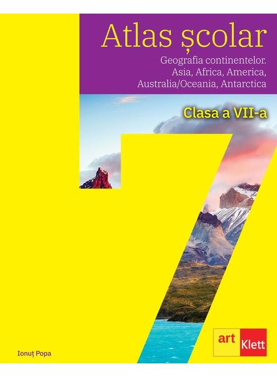 Copertă produs Atlas școlar. Clasa a VII-a - gallery big 1