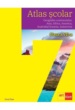 Copertă produs Atlas școlar. Clasa a VII-a