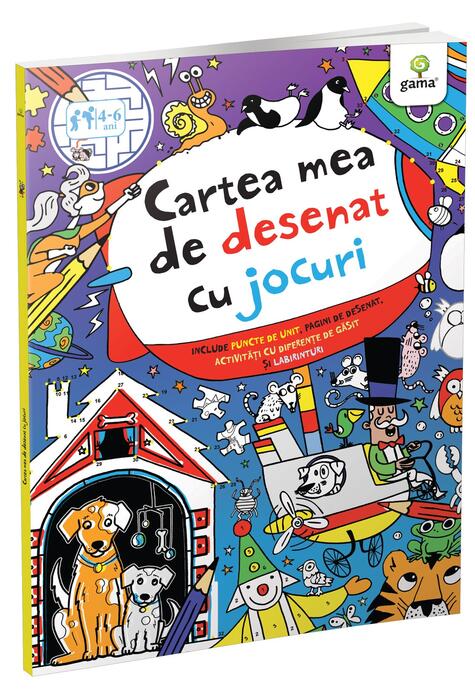 Copertă produs Cartea mea de desenat cu jocuri