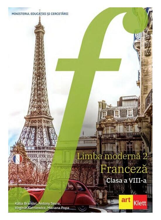 Copertă produs Limba modernă 2 - Franceză. Manual, Clasa a VIII-a - gallery big 1