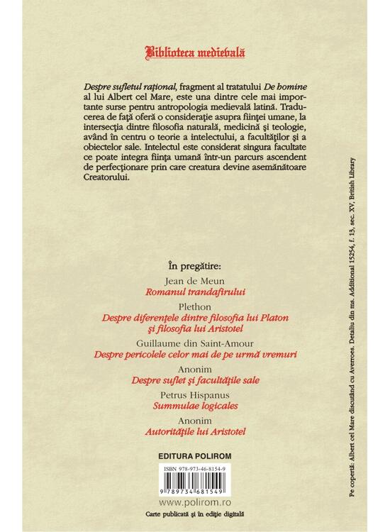 Copertă produs Despre sufletul rațional - gallery big 2