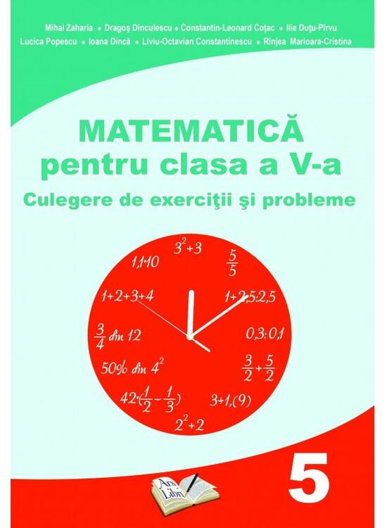 Copertă produs Matematică pentru clasa a V-a - gallery big 1