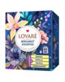 Copertă produs Cutie cu 32 pliculețe de ceai negru cu bergamotă asortat Lovar&eacute; (4 arome x 8 pliculețe): Mango, Vanilie, Trufă, Rodie 32g - thumb 2