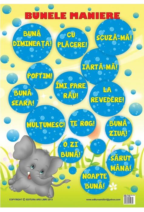 Copertă produs Planșă - Bunele maniere