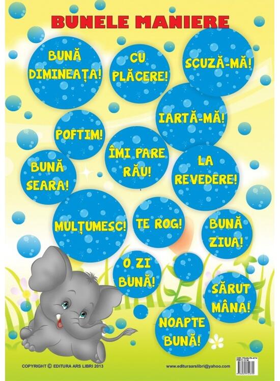 Copertă produs Planșă - Bunele maniere - gallery big 1