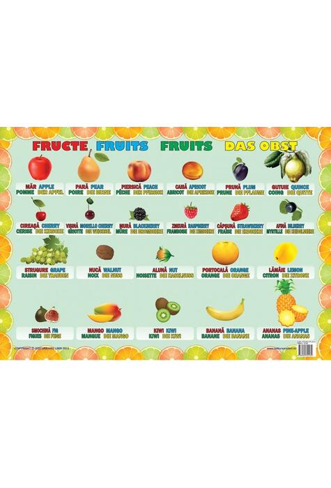Copertă produs Planșă - Fructe