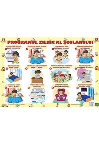 Copertă produs Planșă - Programul zilnic al școlarului