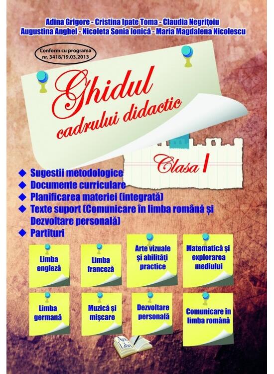 Copertă produs Ghidul cadrului didactic - Clasa I - gallery big 1