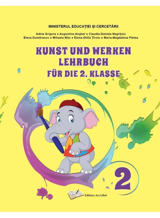 Copertă produs Arte vizuale și abilități practice pentru clasa a II-a - Manual în limba germană - gallery big 1