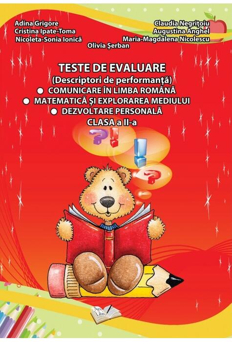 Copertă produs Teste de evaluare, Clasa II (descriptori de performanță)