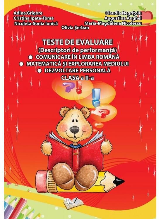 Copertă produs Teste de evaluare, Clasa II (descriptori de performanță) - gallery big 1