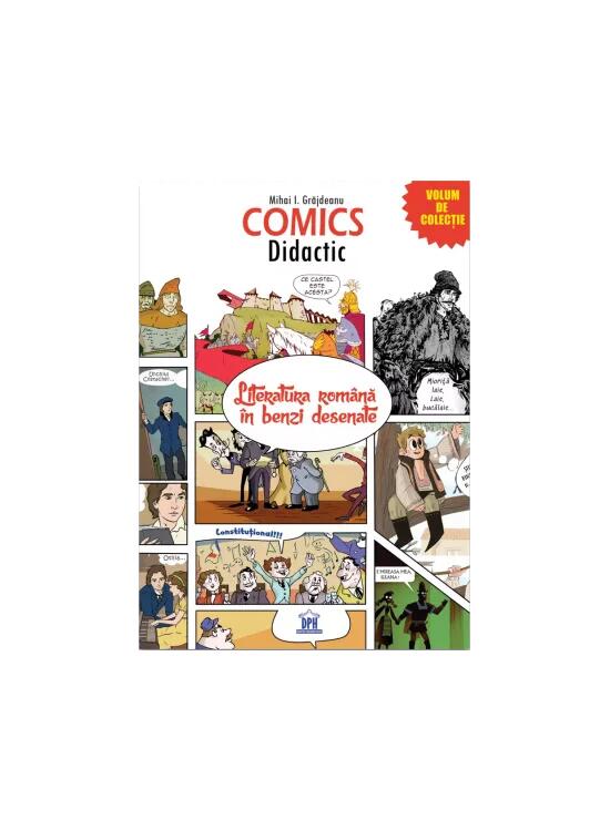 Copertă produs Comics Didactic - Literatura rom&acirc;nă &icirc;n benzi desenate - gallery big 1