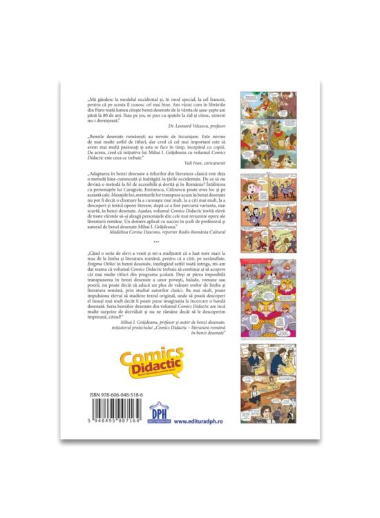 Copertă produs Comics Didactic - Literatura rom&acirc;nă &icirc;n benzi desenate - gallery big 2