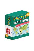 Imagine produs Harta lumii - Puzzle (104 piese, A3)