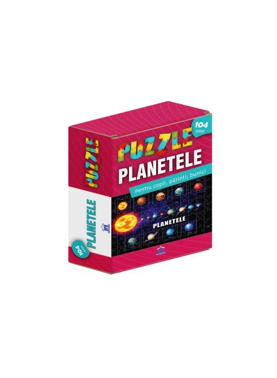 Copertă produs Planetele - Puzzle (104 piese, A3) - gallery big 1