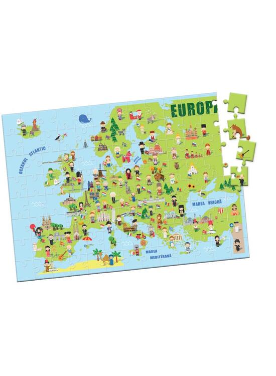 Copertă produs Harta Europei - Puzzle (104 piese, A3) - gallery big 2