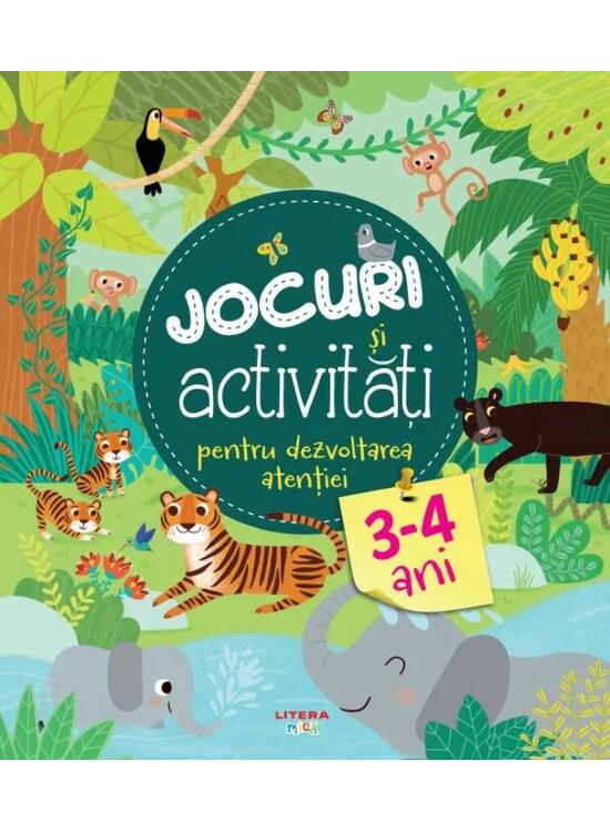 Copertă produs Jocuri și activități pentru dezvoltarea atenției - gallery big 1