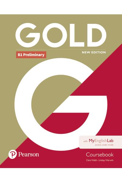 Gold B1 Preliminary New Edition Coursebook and MyEnglishLab Pack