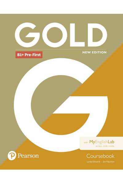 GOLD B1+ Pre-First 2018 Coursebook & My English Lab