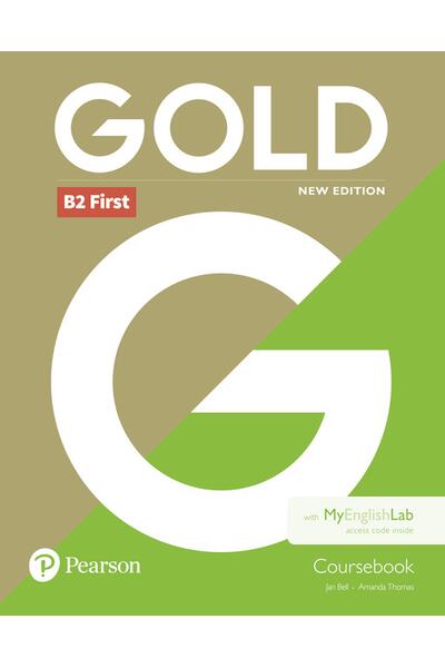 Gold B2 First New Edition Coursebook and MyEnglishLab Pack