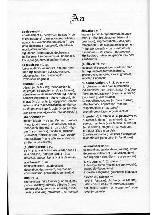 Copertă produs Dictionnaire de la langue fran&ccedil;aise. Similitudes et contraires - gallery big 6