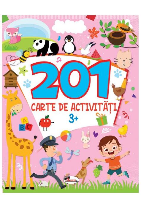 Copertă produs 201 carte de activități 3+