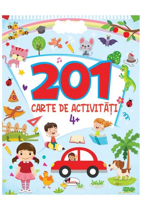 Copertă produs 201 carte de activități 4+