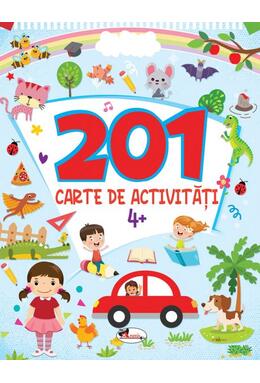 Copertă produs 201 carte de activități 4+