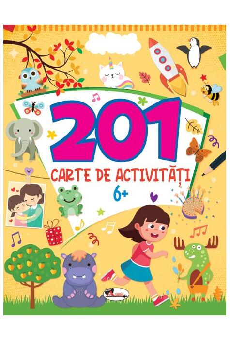 Copertă produs 201 carte de activități 6+
