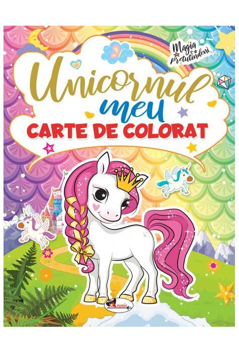 Copertă produs Unicornul meu. Carte de colorat