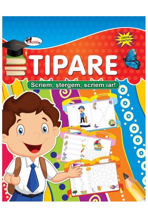 Copertă produs Scriem, ștergem, scriem iar! Tipare (nou!)
