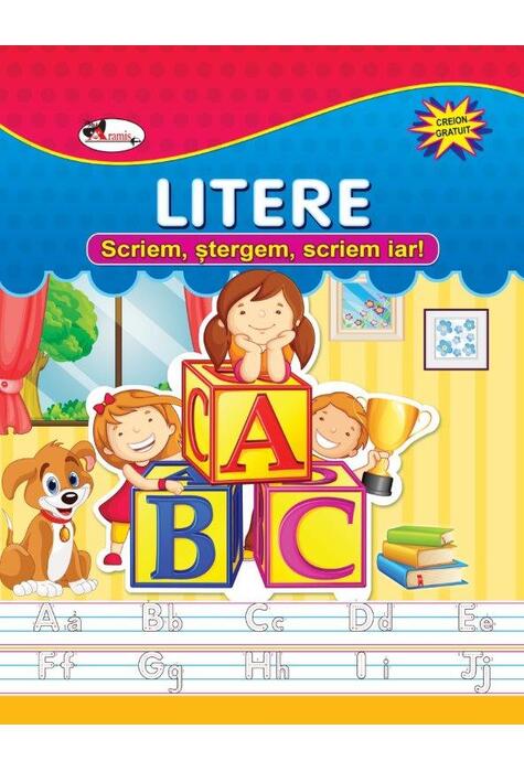 Copertă produs Scriem, ștergem, scriem iar! Litere (nou!)