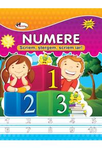 Copertă produs Scriem, ștergem, scriem iar! Numerele (nou!)