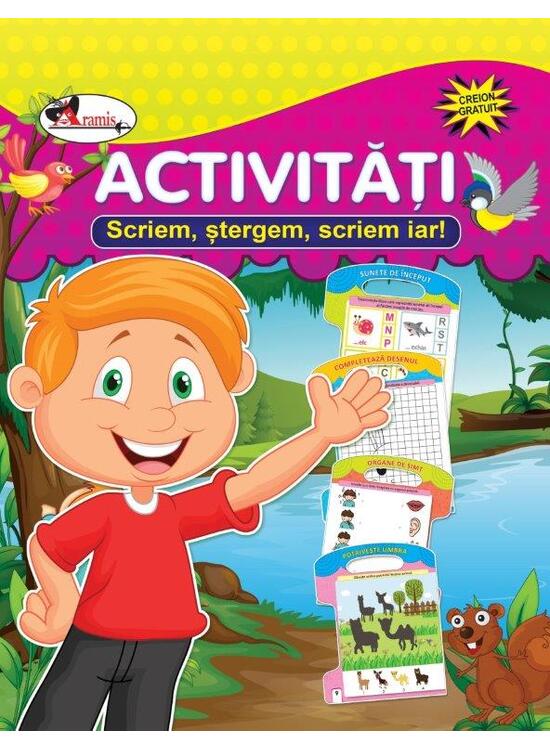 Copertă produs Scriem, ștergem, scriem iar! Activități (nou!) - gallery big 1