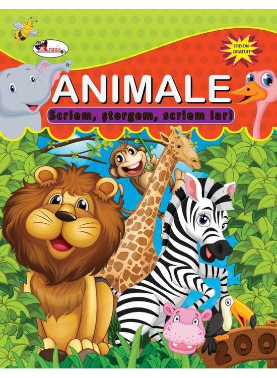 Copertă produs Scriem, ștergem, scriem iar! Animale (nou!) - gallery big 1